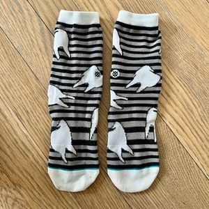 STANCE KIDS Tooth Print Socks. Size Large.